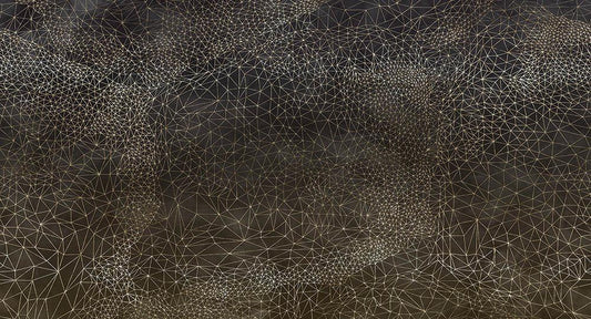 Ad Astra in Charcoal - Cobalt - MU12013 - Digital Print - Muance - Kube Contract