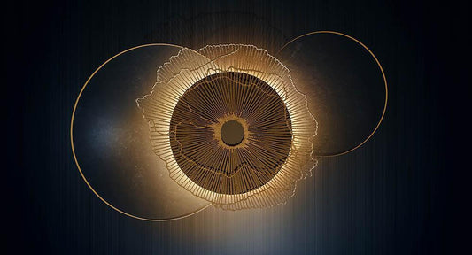 Atlas Obscura in Blue - Cobalt - MU12057 - Digital Print - Muance - Kube Contract