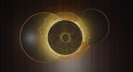 Atlas Obscura in Charcoal - Cobalt - MU12055 - Digital Print - Muance - Kube Contract