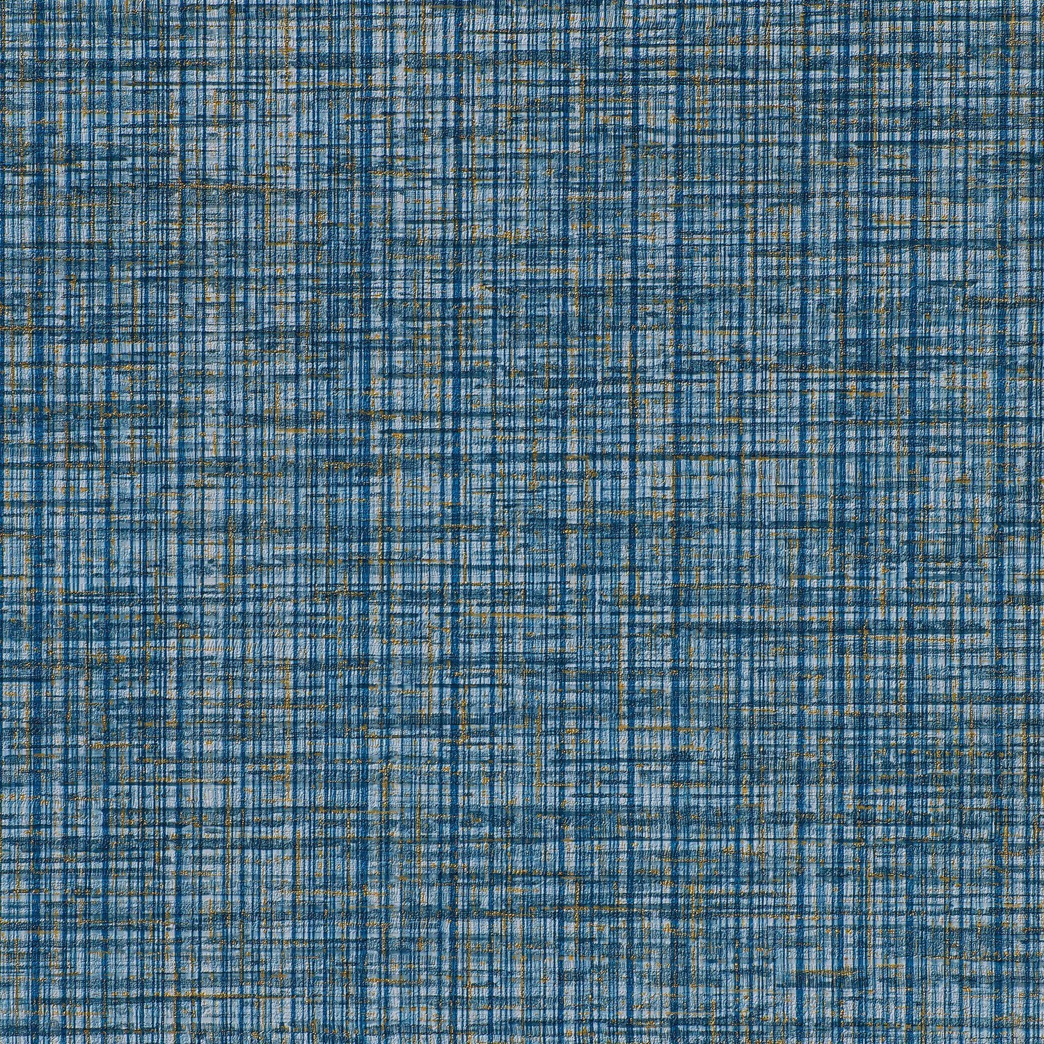 Bobbin' Weave - Y47777 Bayou Blue - Wallcovering - Vycon - Kube Contract