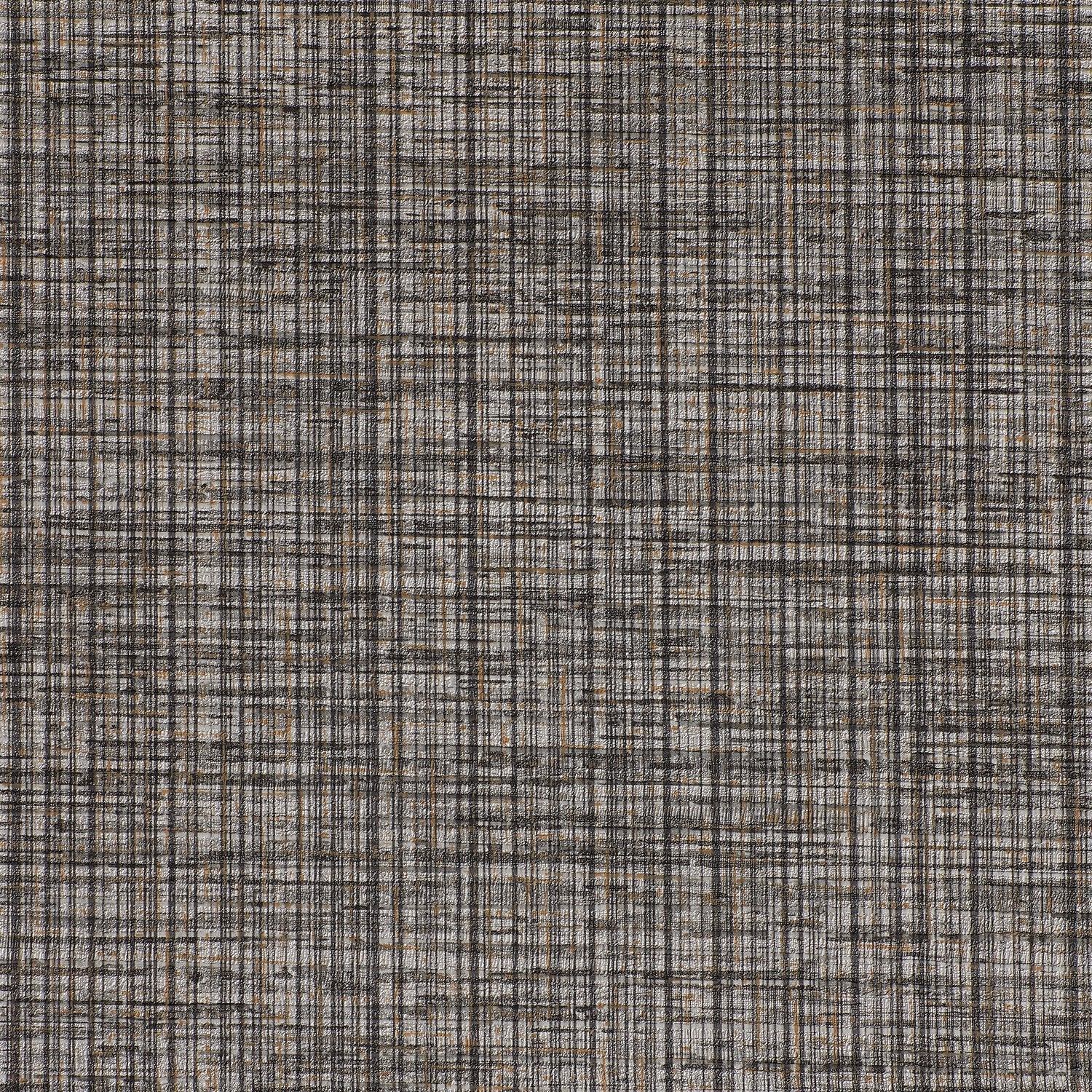 Bobbin' Weave - Y47783 Charcoal - Wallcovering - Vycon - Kube Contract