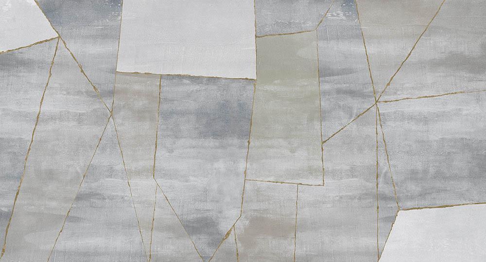 Dawn of Milford in Grey - Cobalt - MU12059 - Digital Print - Muance - Kube Contract