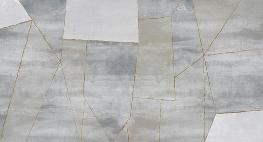 Dawn of Milford in Grey - Cobalt - MU12059 - Digital Print - Muance - Kube Contract