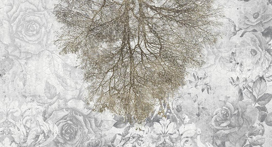 Expansion Theory in White - Cobalt - MU12033 - Digital Print - Muance - Kube Contract