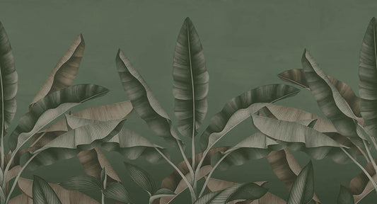 Honolulu Sky in Green - Cobalt - MU12009 - Digital Print - Muance - Kube Contract