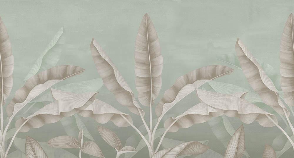 Honolulu Sky in Mint - Cobalt - MU12008 - Digital Print - Muance - Kube Contract