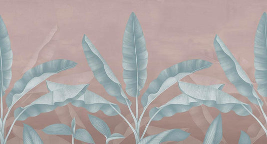 Honolulu Sky in Pink - Cobalt - MU12007 - Digital Print - Muance - Kube Contract