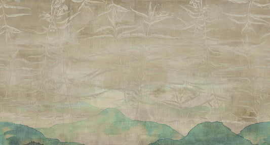 Jasmina in Green - Cobalt - MU12025 - Digital Print - Muance - Kube Contract