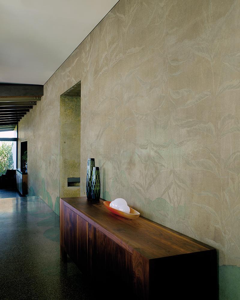 Jasmina in Green - Cobalt - MU12025 - Digital Print - Muance - Kube Contract