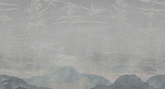 Jasmina in Grey - Cobalt - MU12026 - Digital Print - Muance - Kube Contract