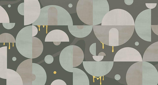 Kirkwood in Green - Cobalt - MU12021 - Digital Print - Muance - Kube Contract