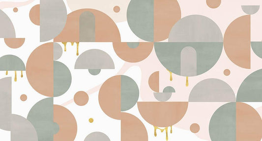 Kirkwood in Orange - Cobalt - MU12020 - Digital Print - Muance - Kube Contract