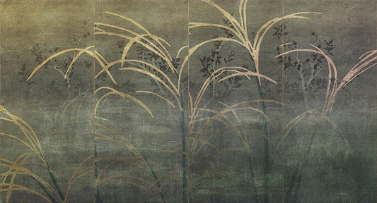 Maravilla in Gold - Cobalt - MU12064 - Digital Print - Muance - Kube Contract