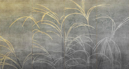 Maravilla in Grey - Cobalt - MU12066 - Digital Print - Muance - Kube Contract