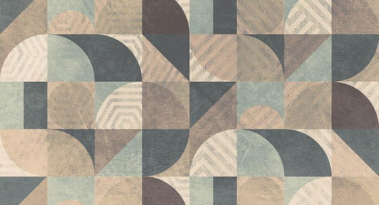 Modern Moroccan in Blue - Cobalt - MU12097 - Digital Print - Muance - Kube Contract