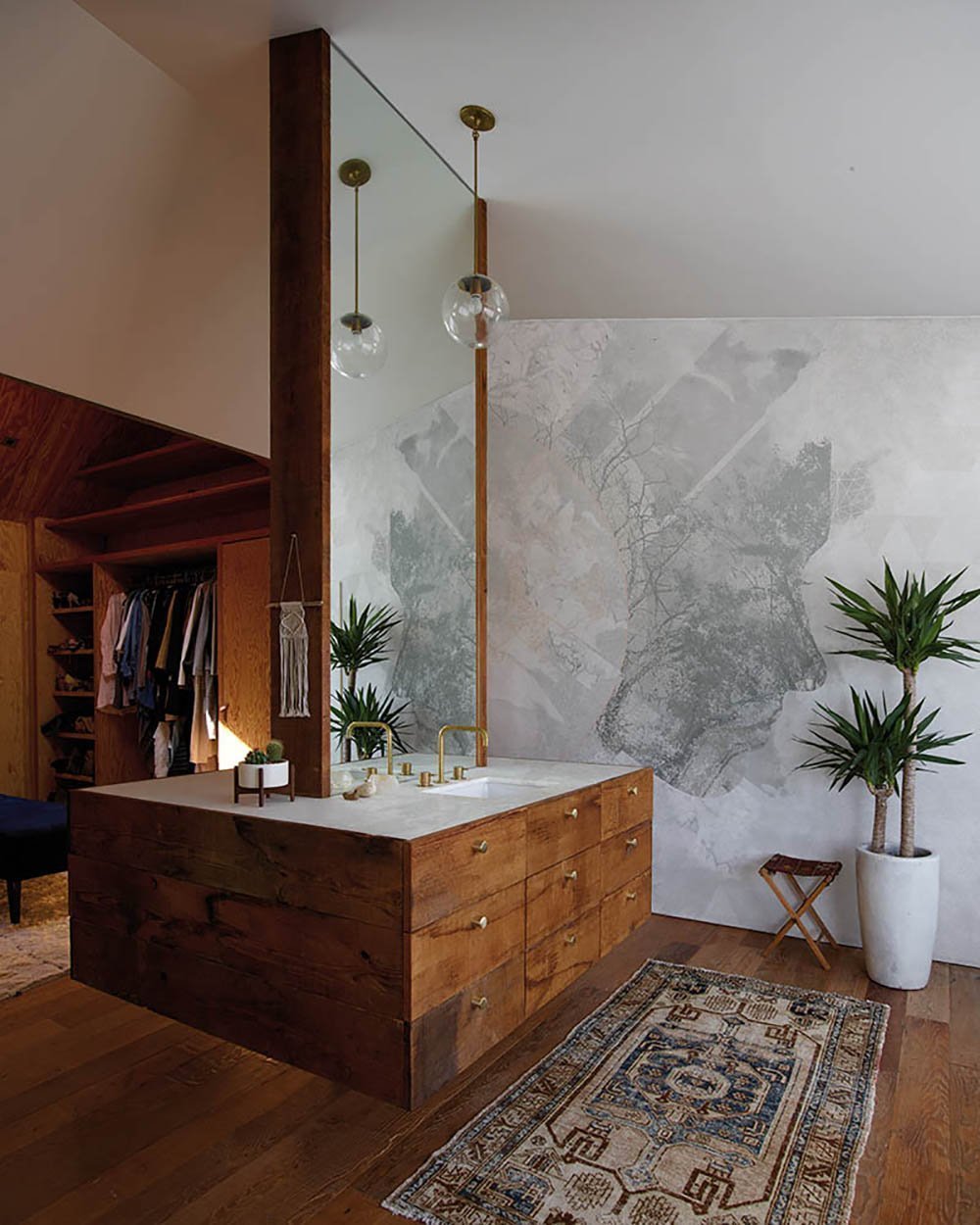 New Divide - Cobalt - MU12001 - Digital Print - Muance - Kube Contract