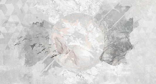 New Divide - Cobalt - MU12001 - Digital Print - Muance - Kube Contract