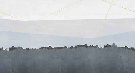 Pointing Things Out in Grey - Cobalt - MU12080 - Digital Print - Muance - Kube Contract