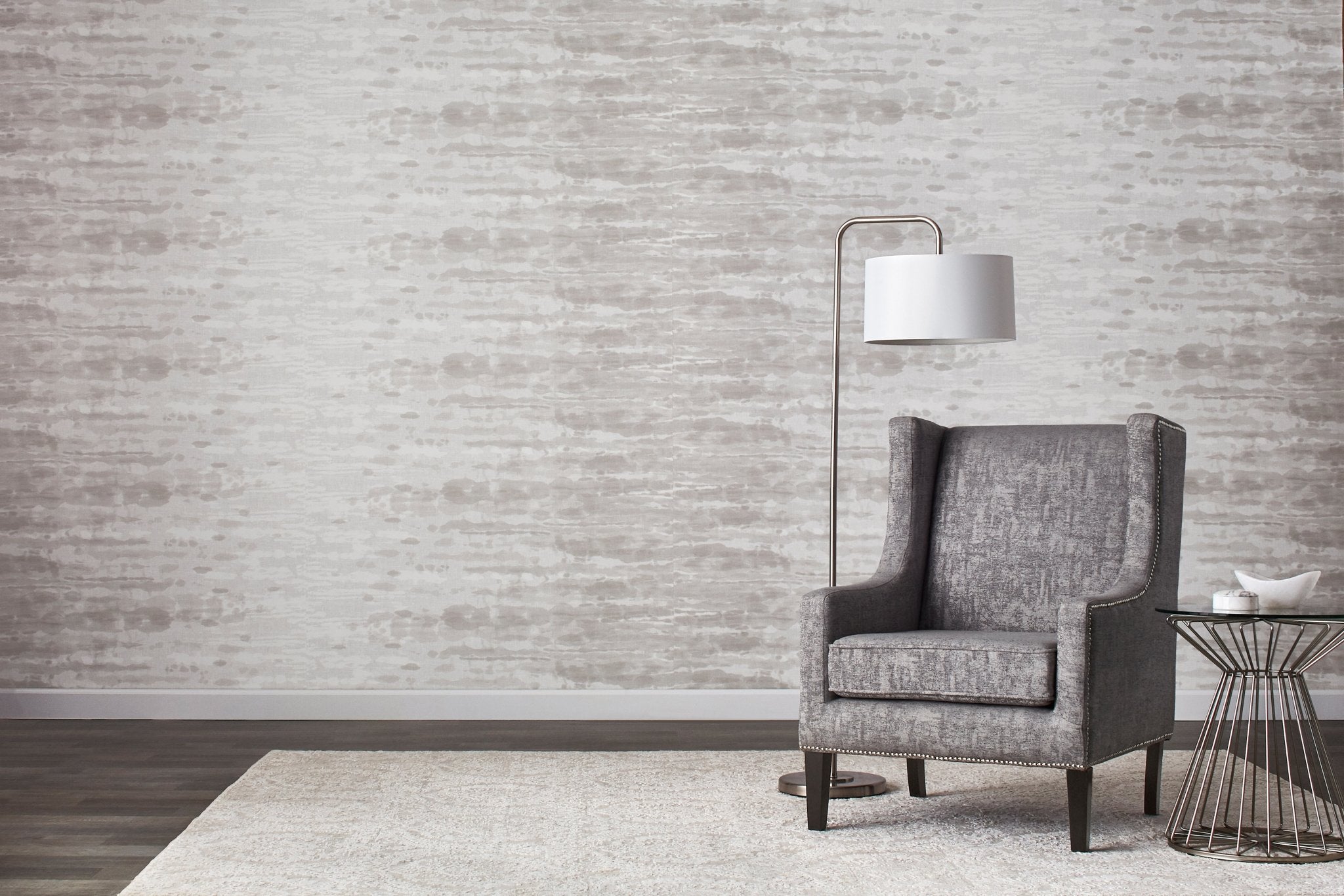 Watercolour - Y47722 Glistening Ivory - Wallcovering - Vycon - Kube Contract